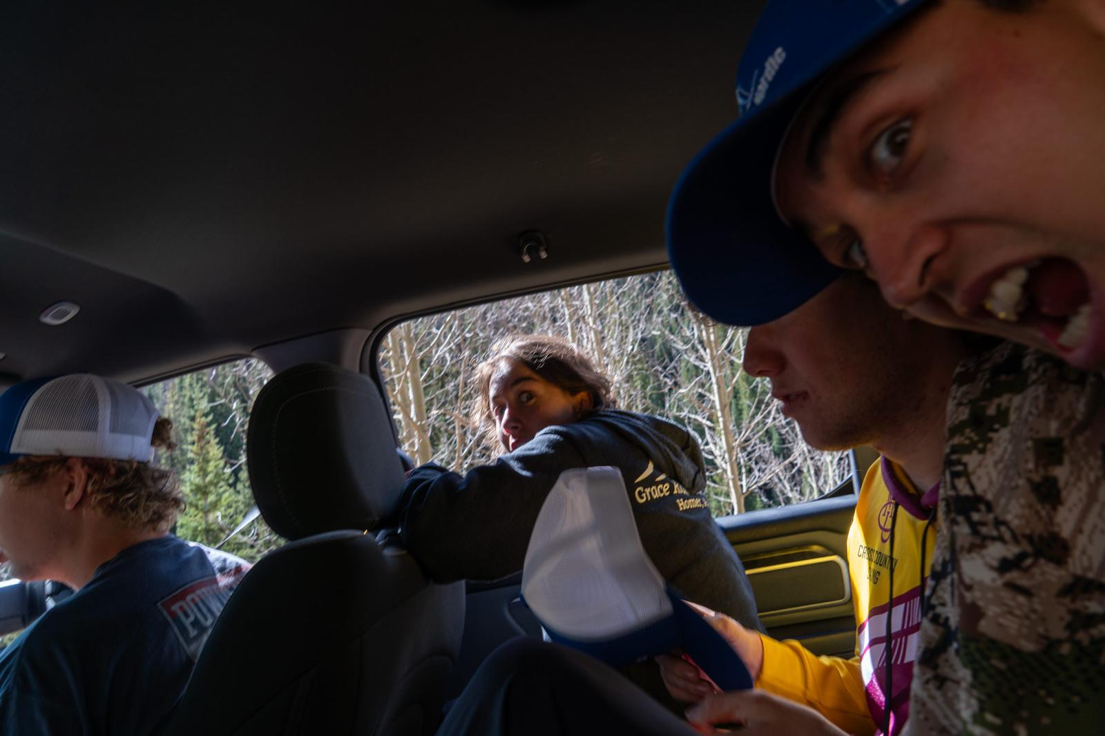 Backseat comedy crew