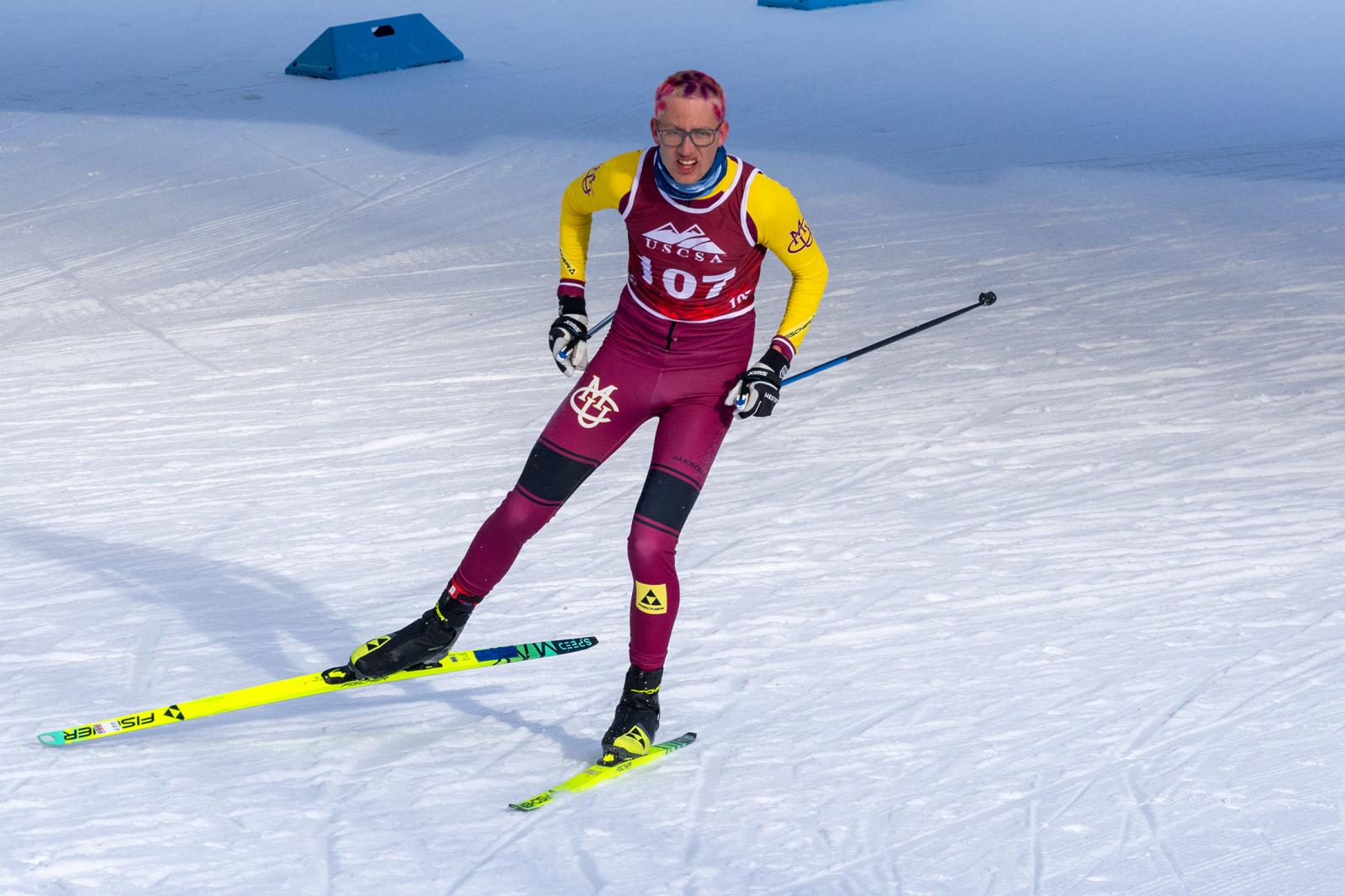 Wes on his way to gold, building a race no one could match.