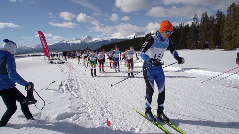 USCSA Rocky Mountain mixed-gender freestyle team sprint relay in Leadville, CO, February 12, 2023