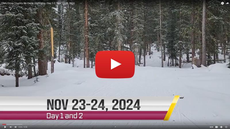 Screenshot: CMU Cross Country Ski Camp Highlights | Day 1-2