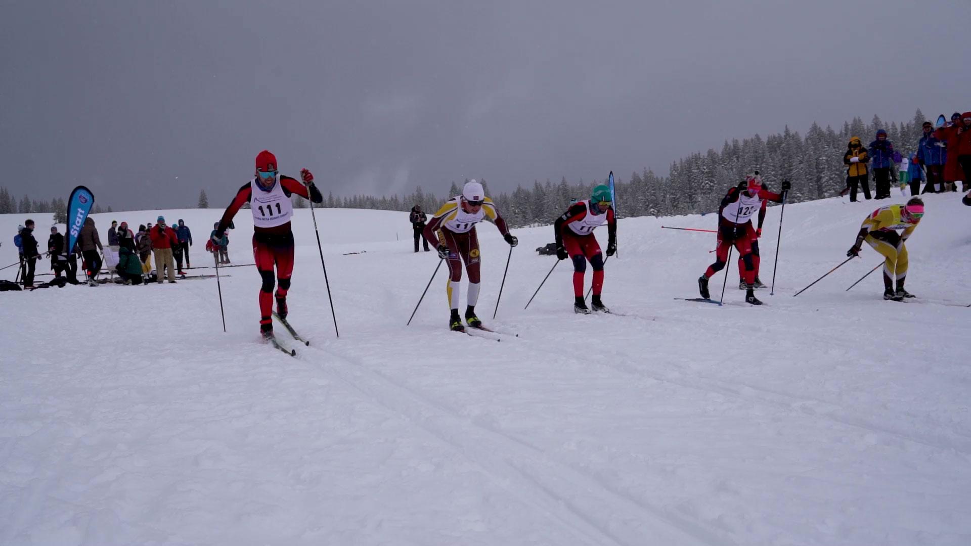 CMU at cross country ski race in Crested Butte, Colorado